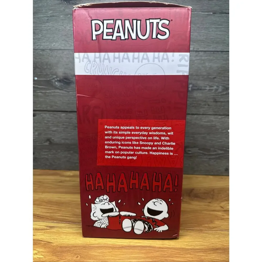 Mark Feldstein & Associates Peanuts Gang Snoopy Linus Lucy ICY Blue 17 x 9 NEW